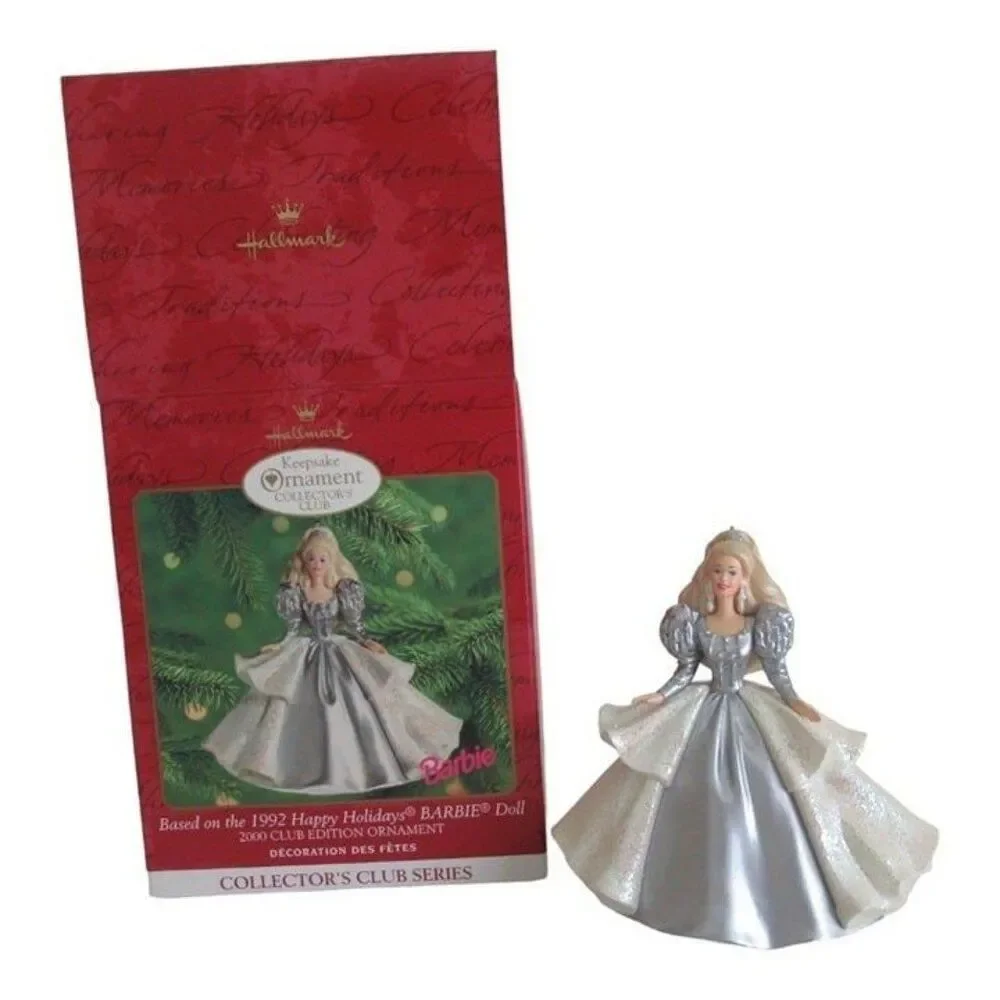Barbie Hallmark Keepsake Ornament Collector’s Club Series – Lot of 5
